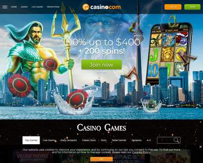 Casino.com Homepage Screenshot