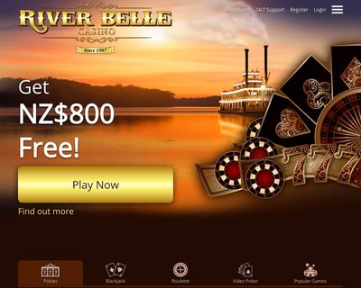 River Belle Homepage Screenshot